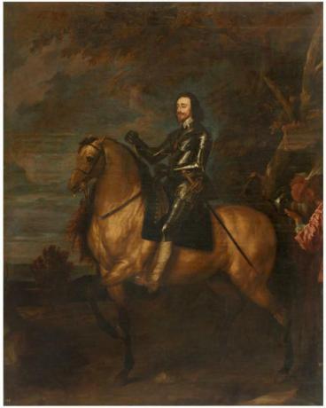 Anton Van Dyck: most important works - Charles I of England on horseback, one of the portraits of the king made by Van Dyck