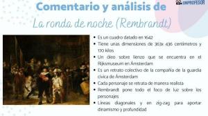 Characteristics of REMBRANDT's The Night Watch