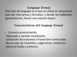 FORMAL and INFORMAL language: definition + examples