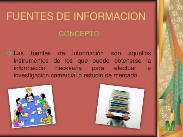 Classificazione delle fonti di informazione - Cosa sono le fonti di informazione?