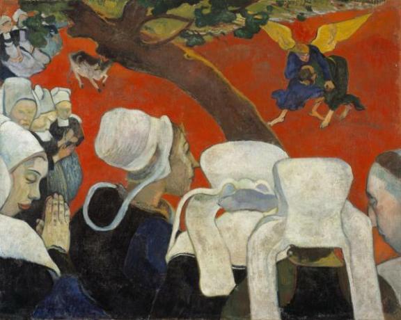 Paul Gauguin: Hauptwerke - Vision nach der Predigt, 1888