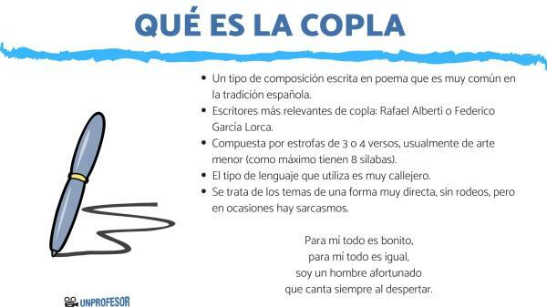 What is a copla and examples