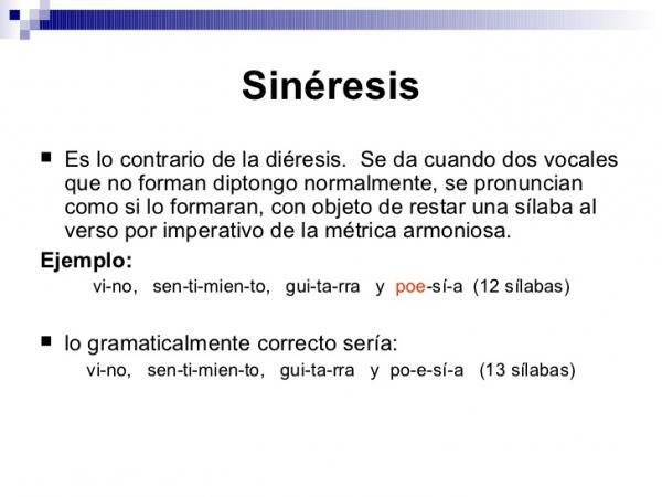 Syneresis คืออะไร - ความหมายและตัวอย่าง