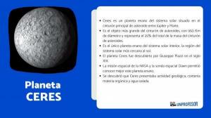 Planet CERES: location and characteristics