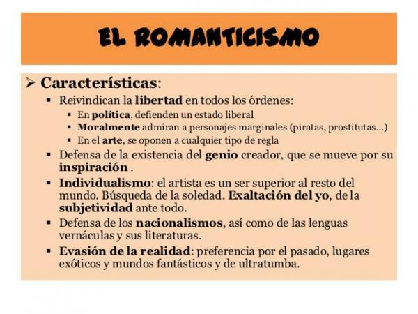 Дон Хуан Тенорио и характеристиките на романтизма - Характеристики на романтизма в Дон Хуан Тенорио