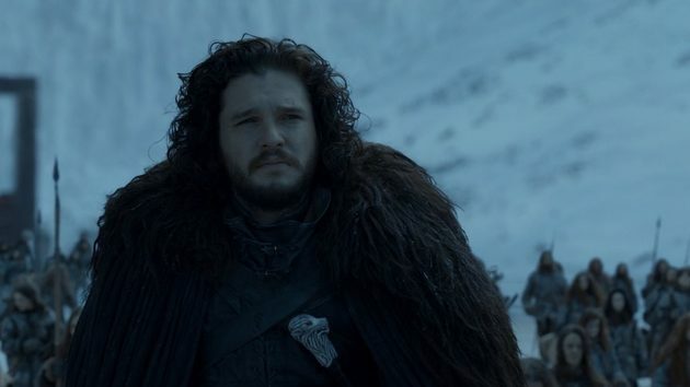 Jon Snow na Patrulha da Noite.