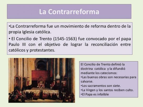 The Counter-Reformation: summary - Characteristics of the Counter-Reformation