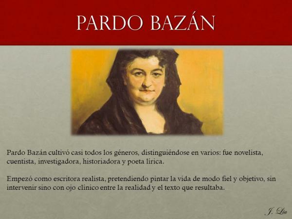 Spānijas reālisma autori - Spānijas reālisma rakstniece Emīlija Pardo Bazāna 