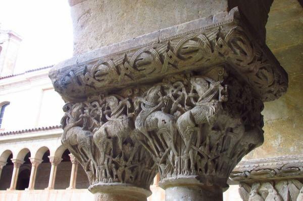 Important works of Romanesque art - Capitals of the Cloister of Santo Domingo de Silos