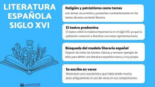 Ισπανική λογοτεχνία 16ος αιώνας: χαρακτηριστικά