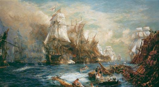 A Batalha de Trafalgar - Breve Resumo - O Gol de Napoleão