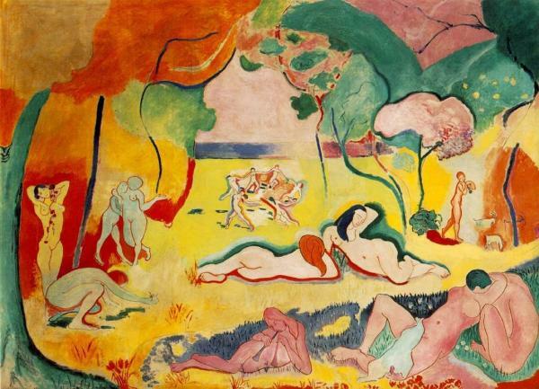 Matisse'as - pagrindiniai darbai - gyvenimo džiaugsmas (1905/1906)