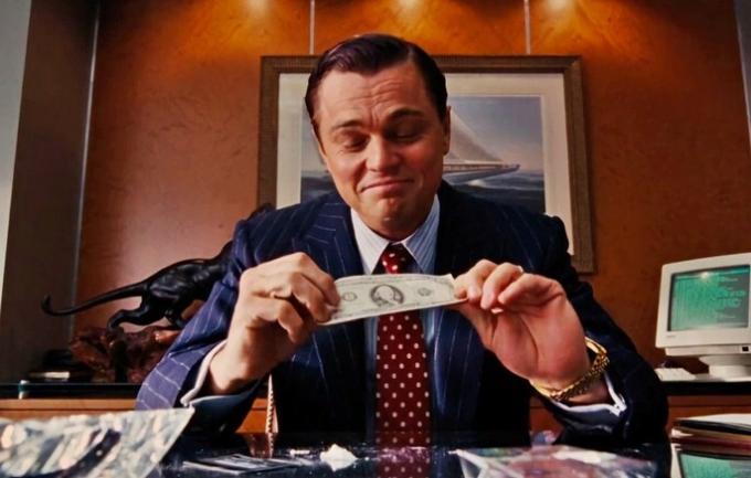 Still from the movie The Wolf of Wall Street