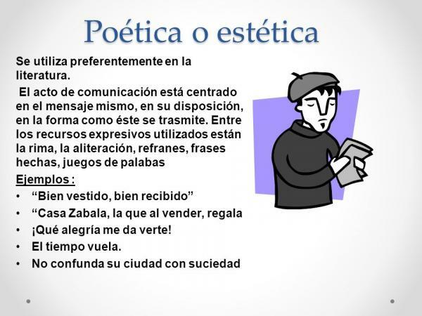 Ποιητική λειτουργία της γλώσσας: ορισμός, χαρακτηριστικά και παραδείγματα - Ορισμός της ποιητικής λειτουργίας της γλώσσας