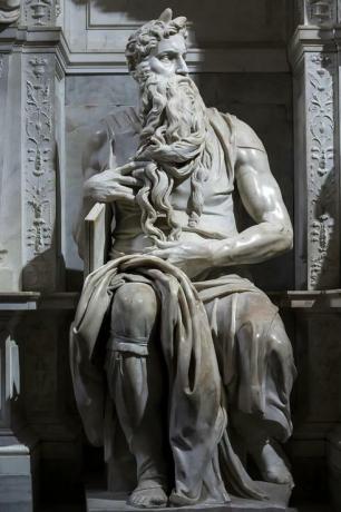 Michelangelo: tärkeimmät teokset - Mooses, toinen Michelangelon tärkeimmistä teoksista 