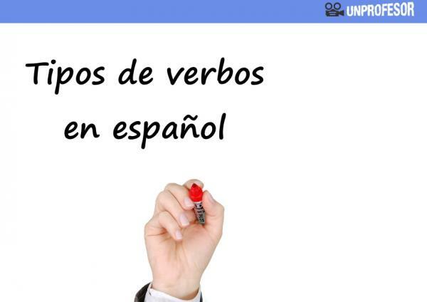 Types of verbs in Spanish