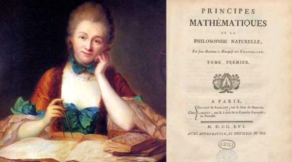 현대의 철학자 - Émilie de Châtelet, 현대의 물리학 및 수학