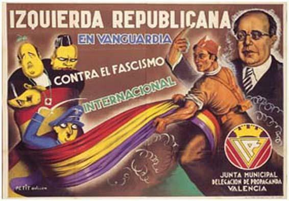 1936 m. Ispanijos politinės partijos - respublikonų kairieji (IR)