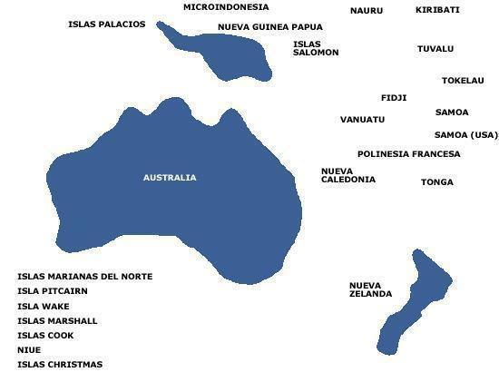 Liste der Länder in Ozeanien und ihrer Hauptstädte - Vollständig! - Vollständige Liste der Länder Ozeaniens und ihrer Hauptstädte