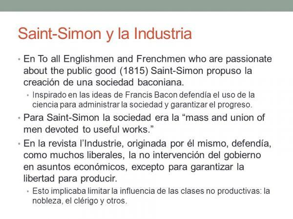 Сен-Сімон: основні праці - La Industria: журнал позитивістської філософії 