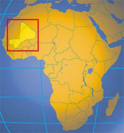 Къде е Мали на картата