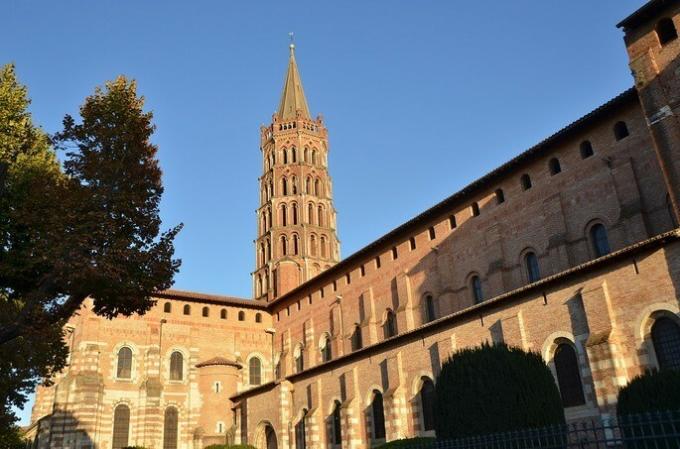Saint-Sernin basiilika Toulouse'is (Prantsusmaa)