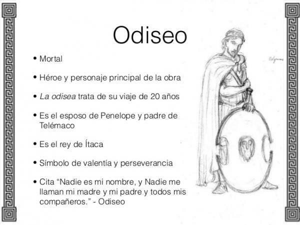 Personagens da Odisséia: Maior e Menor - Odisséia, a personagem principal da Odisséia 