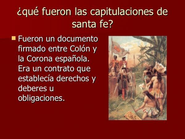 What were the Capitulations of Santa Fe