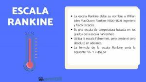What is the RANKINE scale and its formula