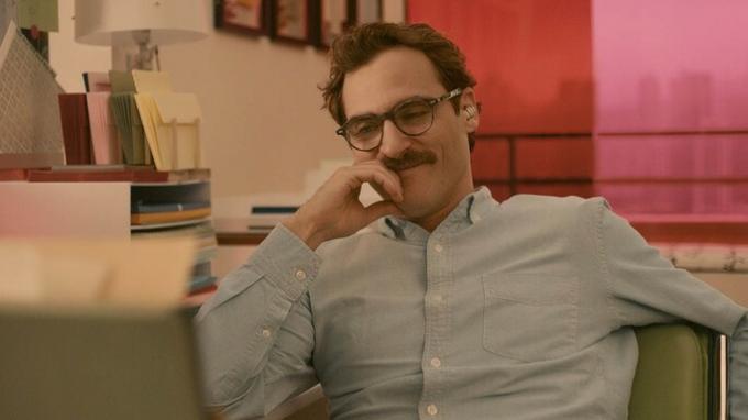Still from the film featuring Theodore, played by Joaquin Phoenix