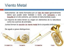 Brass instruments