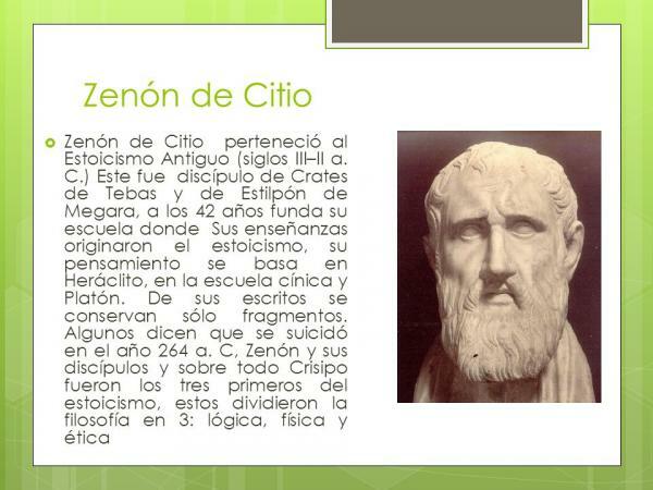 Epikurism och stoicism: skillnader - Zeno från Citius och stoicism