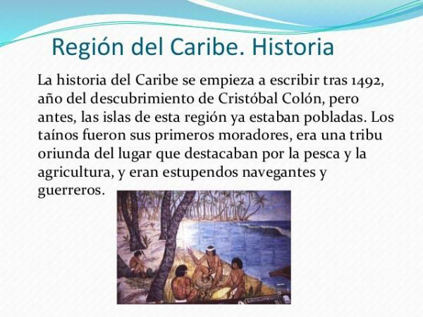 Caribbean Sea: location and characteristics - History of the Caribbean