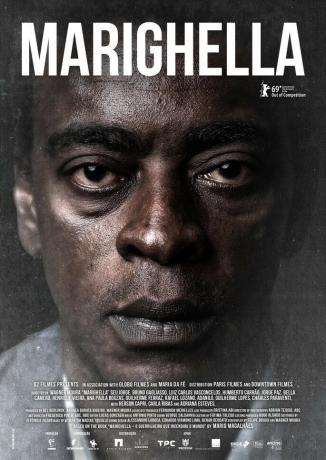 Affisch för filmen Marighella (2019).