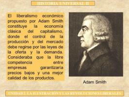 Adam Smith a teorie LIBERALISMU