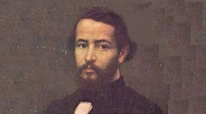 Portrait of Gonçalves Dias.