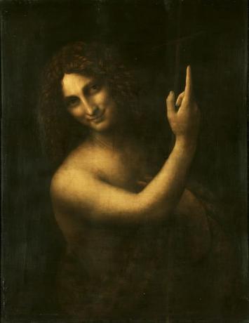 São João Batista - 69 cm x 57 cm - Louvre, Paříž