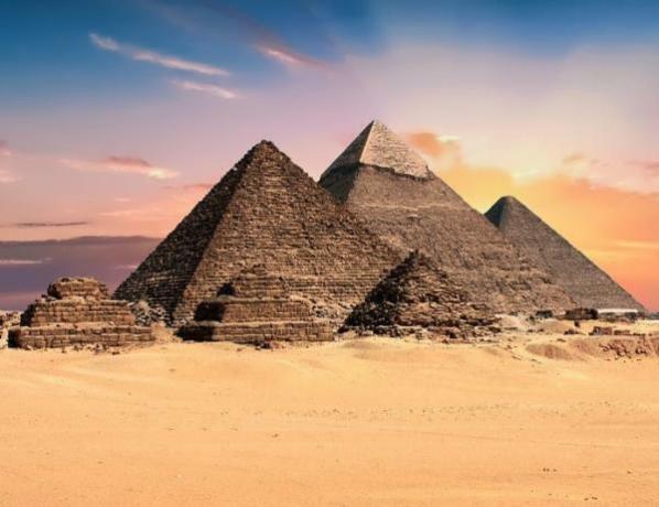 De viktigste pyramidene i Egypt