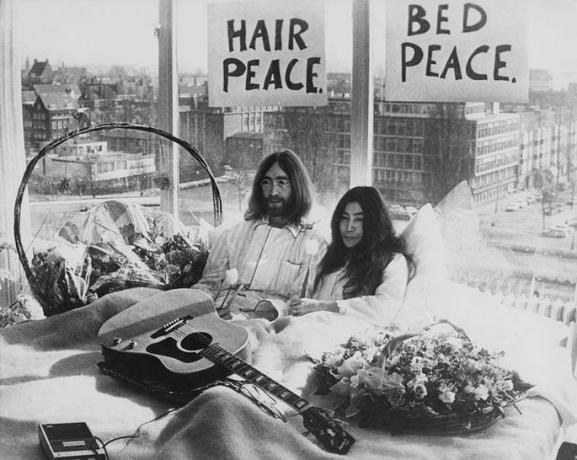 Bed In, John Lennon i Yoko Ono
