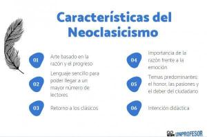 15 characteristics of NEOCLASICISM in the literature