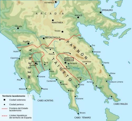Characteristics of Spartans - What are Spartans? Location and map 
