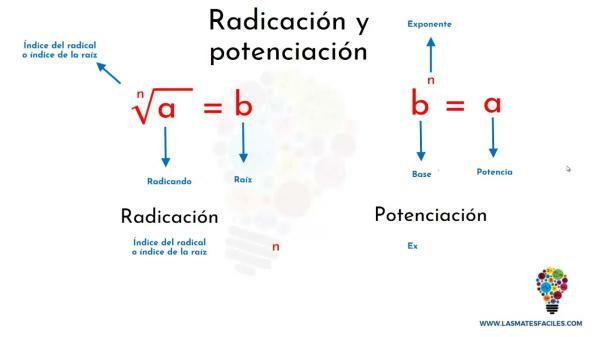 What is radication and its properties - with examples - Radiation exercise 