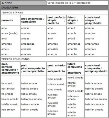 Verben im Indikativ konjugieren - Verben im Indikativ der ersten Konjugation konjugieren