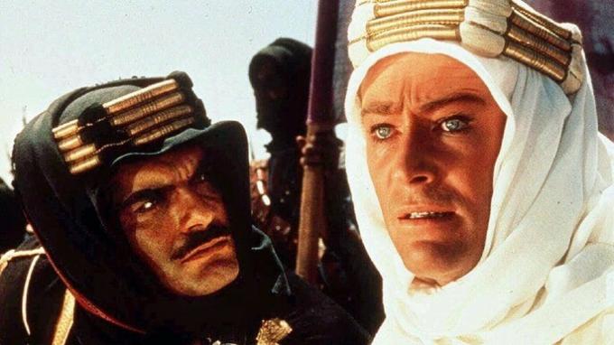 Frame from the film Lawrence of Arabia