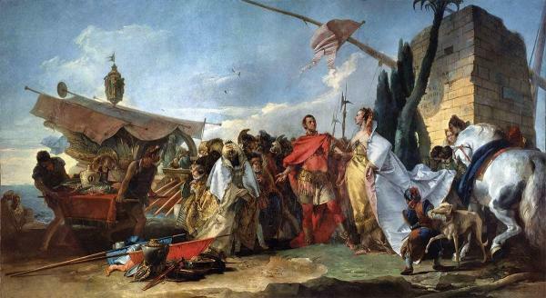 Kleopatra ir Julius Caesar Istorija- santrauka - kaip jie susitiko