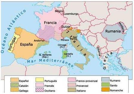 Романски езици в Европа