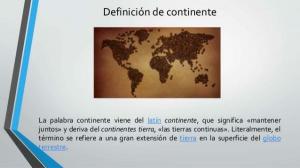 Što je kontinent i njegove karakteristike