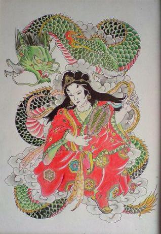 Japāņu mitoloģija: galvenie pūķi - japāņu un hindu mitoloģijas pūķi