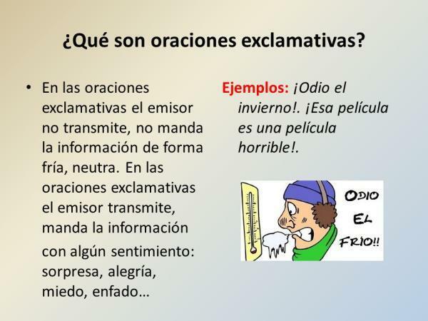 Exclamatory sentences: total and partial - Examples of total and partial exclamatory sentences
