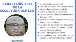 8 characteristics of Olmec SCULPTURE